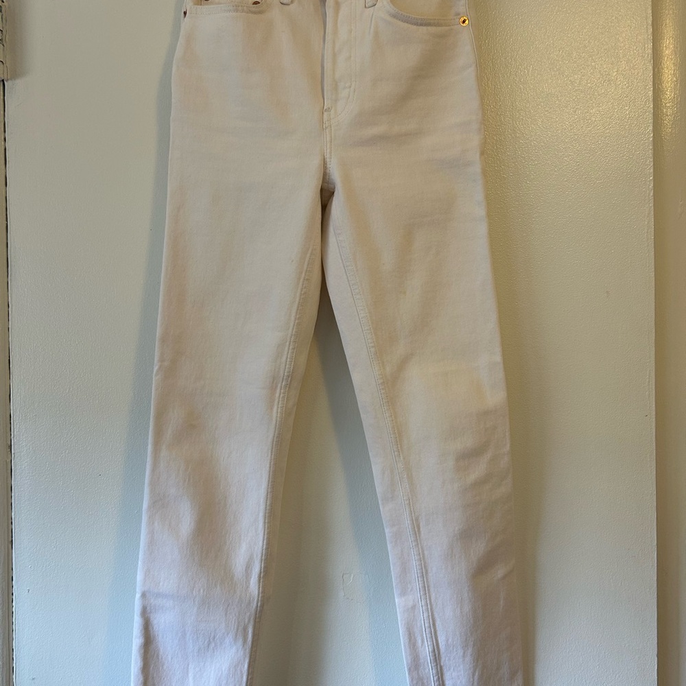 Re-done high rise skinny off white